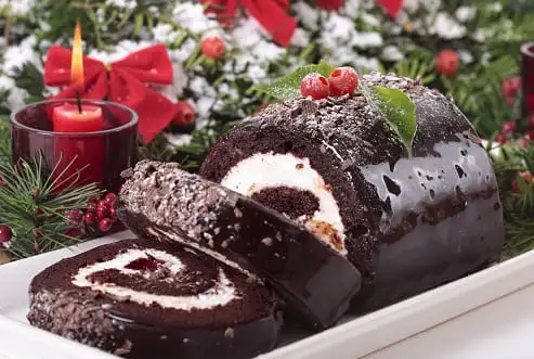 Bûche de Noël keto Bûche de Noël keto