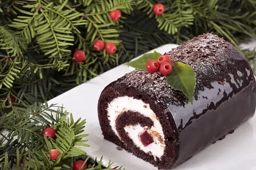 Recette Bûche de Noël keto facile, (Keto Yule Log Cake). 1 recette buche de noel keto